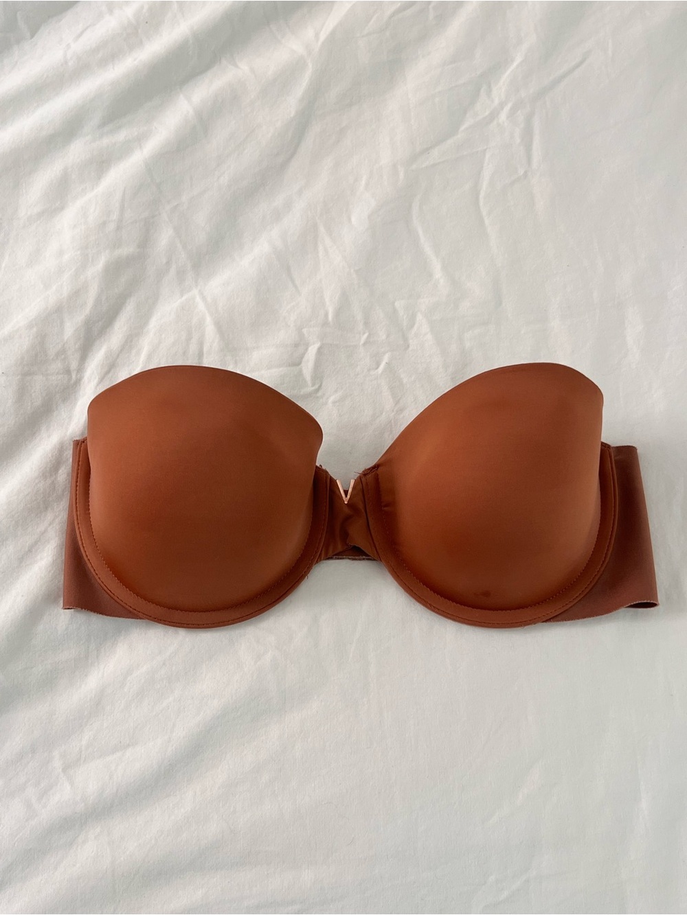 Strapless Molded T-Shirt Bra - Camel